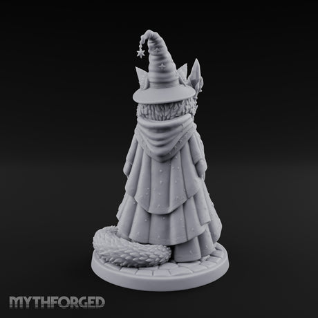 Star Hat Wearing Tabaxi Wizard Miniature for Dungeons and Dragons, Pathfinder or other TTRPGs
