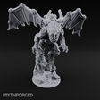 Wings Spread Wide Steam Dragon Lord Miniature for Dungeons and Dragons, Pathfinder or other TTRPGs