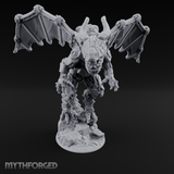 Wings Spread Wide Steam Dragon Lord Miniature for Dungeons and Dragons, Pathfinder or other TTRPGs