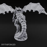 Wings Spread Wide Steam Dragon Lord Miniature for Dungeons and Dragons, Pathfinder or other TTRPGs