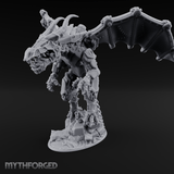 Wings Spread Wide Steam Dragon Lord Miniature for Dungeons and Dragons, Pathfinder or other TTRPGs