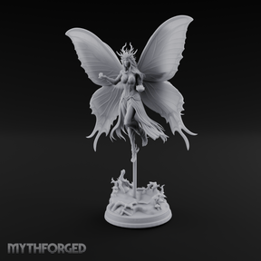 Wings Spread Ascending Pixie Miniature for Dungeons and Dragons, Pathfinder or other TTRPGs