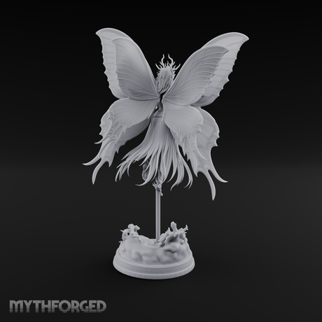 Wings Spread Ascending Pixie Miniature for Dungeons and Dragons, Pathfinder or other TTRPGs