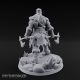 Twin Axes Ready Viking Miniature for Dungeons and Dragons, Pathfinder or other TTRPGs