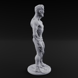 Stitched Together Zombie Brute A Miniature for Dungeons and Dragons, Pathfinder or other TTRPGs