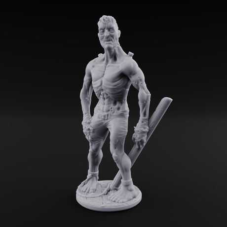 Stitched Together Zombie Brute A Miniature for Dungeons and Dragons, Pathfinder or other TTRPGs