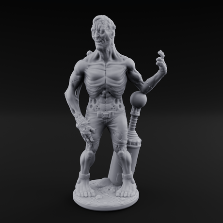 Stitched Together Zombie Brutes Miniature for Dungeons and Dragons, Pathfinder or other TTRPGs
