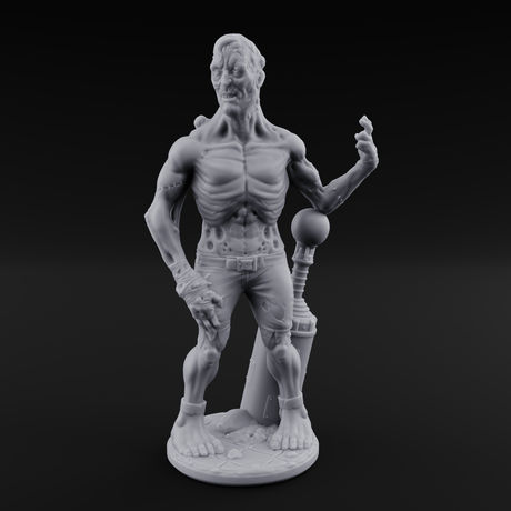 Stitched Together Zombie Brutes Miniature for Dungeons and Dragons, Pathfinder or other TTRPGs