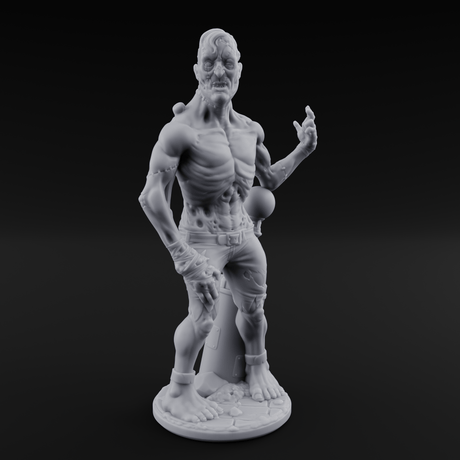 Stitched Together Zombie Brutes Miniature for Dungeons and Dragons, Pathfinder or other TTRPGs