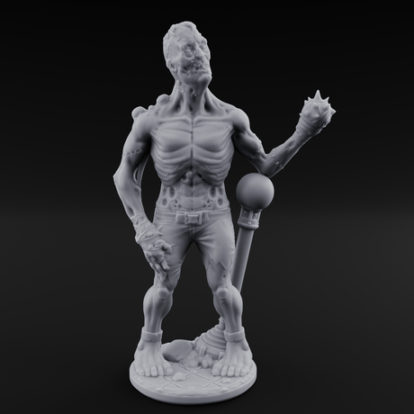 Stitched Together Zombie Brutes Miniature for Dungeons and Dragons, Pathfinder or other TTRPGs