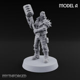 Lightning Rods Human Storm Master Warriors — A · Twin Plasma Pistols + Plasma Pistol + Grenade Launcher