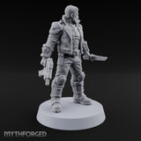 Lightning Rods Human Storm Master Warrior B — Rocket Pistol & Combat Knife