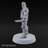 Lightning Rods Human Storm Master Warrior B — Rocket Pistol & Combat Knife