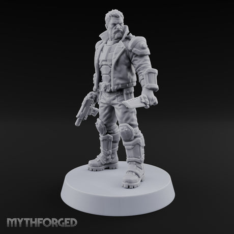 Lightning Rods Human Storm Master Warrior B — Rocket Pistol & Combat Knife