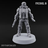 Lightning Rods Human Storm Master Warriors — B · Rocket Pistol & Combat Knife + Combat Knife + Battle Shotgun