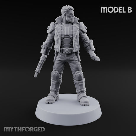 Lightning Rods Human Storm Master Warrior B — Rocket Pistol & Combat Knife