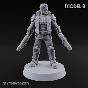 Lightning Rods Human Storm Master Warrior B — Twin Plasma Pistols