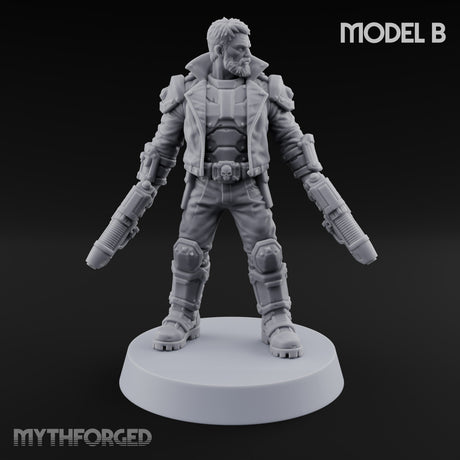 Lightning Rods Human Storm Master Warrior B — Twin Plasma Pistols