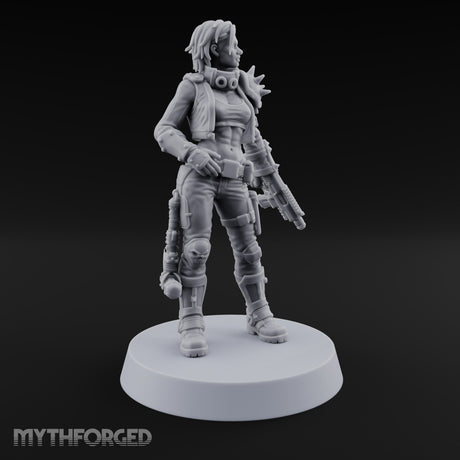 Lightning Rods Human Storm Master Warriors — C · Twin Cleavers + Auto Pistol + Plasma Pistol