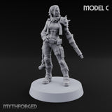 Lightning Rods Human Storm Master Warriors — C · Twin Cleavers + Auto Pistol + Plasma Pistol