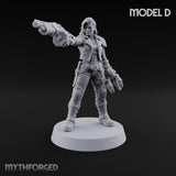 Lightning Rods Human Storm Master Warriors — D · Rocket Pistol & Combat Knife + Combat Knife + Battle Shotgun