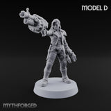 Lightning Rods Human Storm Master Warriors — D · Twin Plasma Pistols + Plasma Pistol + Grenade Launcher