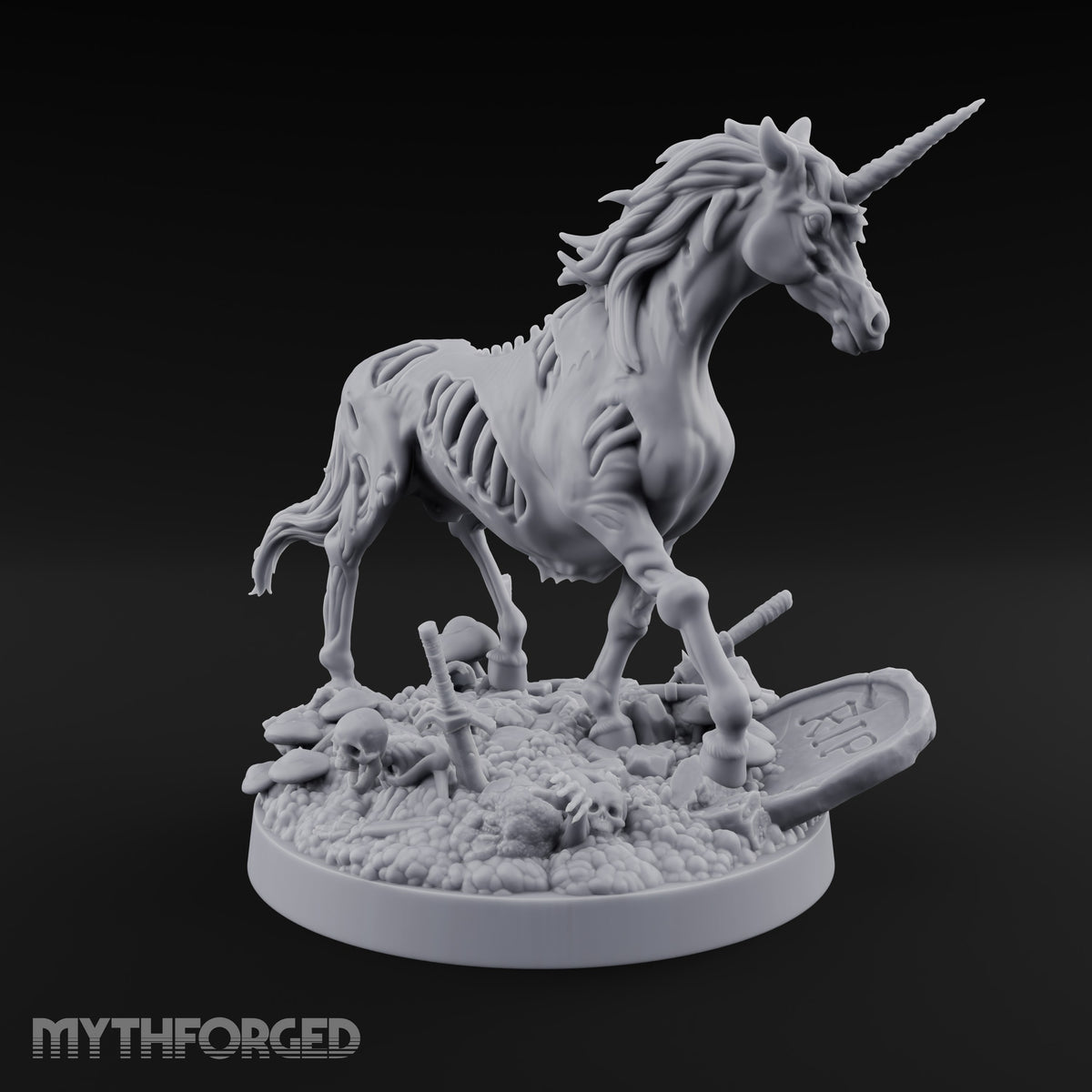 Rest in Pieces Zombie Unicorn