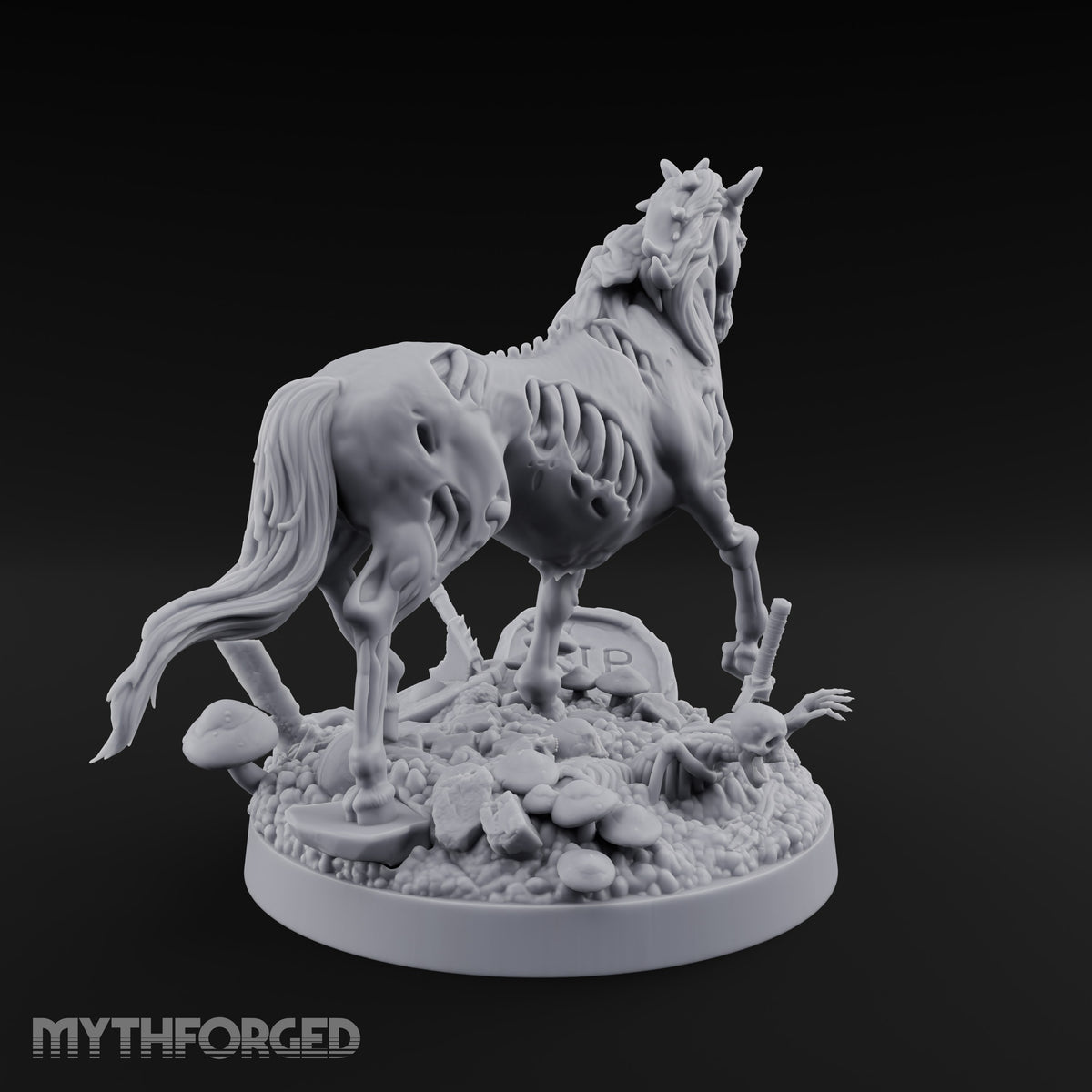 Rest in Pieces Zombie Unicorn