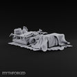 Roped, Draped and Hauled Wooden Handcart Scatter Set