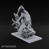 Boil Ridden Plague Dragon Miniature for Dungeons and Dragons, Pathfinder or other TTRPGs
