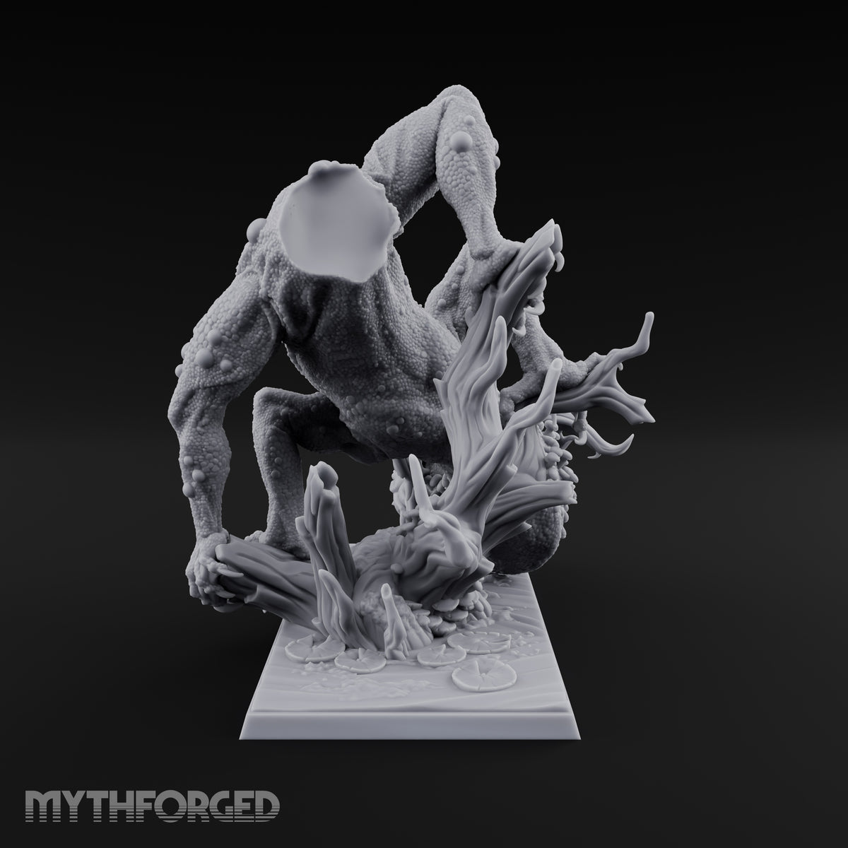Boil Ridden Plague Dragon Miniature for Dungeons and Dragons, Pathfinder or other TTRPGs