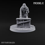 Making Ends Meet Human Slum Dwellers Miniature for Dungeons and Dragons, Pathfinder or other TTRPGs
