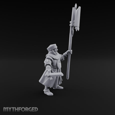 Sword And Relic Bearing Human Cleric Miniature for Dungeons and Dragons, Pathfinder or other TTRPGs