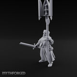 Sword And Relic Bearing Human Cleric Miniature for Dungeons and Dragons, Pathfinder or other TTRPGs