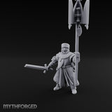 Sword And Relic Bearing Human Cleric Miniature for Dungeons and Dragons, Pathfinder or other TTRPGs