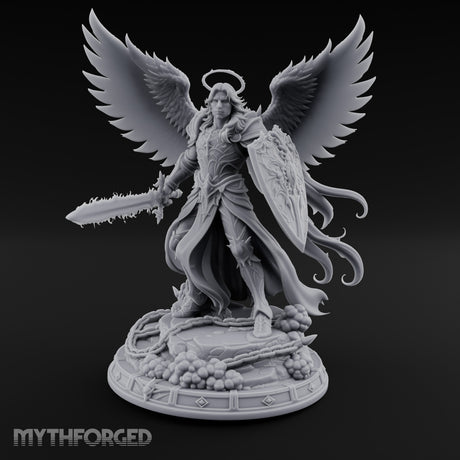Sword And Shield Bearing Angel Warrior — 75mm
