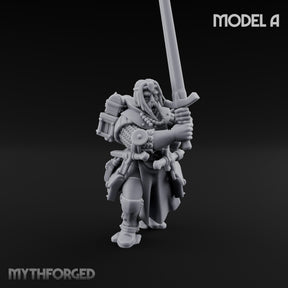 Sword Bearing Pilgrim Human Questing Knight A Miniature for Dungeons and Dragons, Pathfinder or other TTRPGs