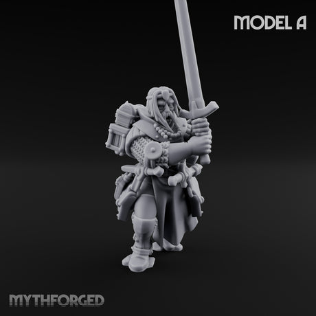 Sword Bearing Pilgrim Human Questing Knight A Miniature for Dungeons and Dragons, Pathfinder or other TTRPGs