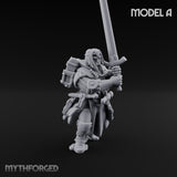 Sword Bearing Pilgrim Human Questing Knight A Miniature for Dungeons and Dragons, Pathfinder or other TTRPGs