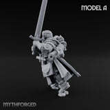 Sword Bearing Pilgrim Human Questing Knight A Miniature for Dungeons and Dragons, Pathfinder or other TTRPGs