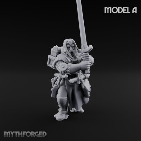 Sword Bearing Pilgrim Human Questing Knight A Miniature for Dungeons and Dragons, Pathfinder or other TTRPGs