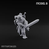 Sword Bearing Pilgrim Human Questing Knight B Miniature for Dungeons and Dragons, Pathfinder or other TTRPGs