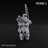 Sword Bearing Pilgrim Human Questing Knight C Miniature for Dungeons and Dragons, Pathfinder or other TTRPGs