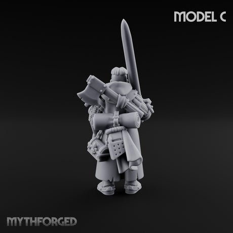 Sword Bearing Pilgrim Human Questing Knight C Miniature for Dungeons and Dragons, Pathfinder or other TTRPGs