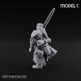Sword Bearing Pilgrim Human Questing Knight C Miniature for Dungeons and Dragons, Pathfinder or other TTRPGs