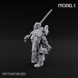 Sword Bearing Pilgrim Human Questing Knight C Miniature for Dungeons and Dragons, Pathfinder or other TTRPGs