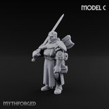 Sword Bearing Pilgrim Human Questing Knight C Miniature for Dungeons and Dragons, Pathfinder or other TTRPGs