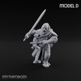 Sword Bearing Pilgrim Human Questing Knight D Miniature for Dungeons and Dragons, Pathfinder or other TTRPGs