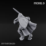 Sword Bearing Pilgrim Human Questing Knight D Miniature for Dungeons and Dragons, Pathfinder or other TTRPGs