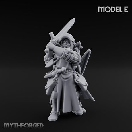 Sword Bearing Pilgrim Human Questing Knight E Miniature for Dungeons and Dragons, Pathfinder or other TTRPGs